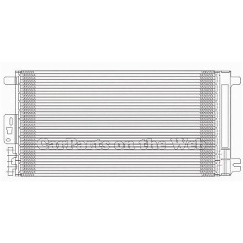 New 2005-2010 chevy cobalt coupe sedan a/c condenser assembly cnddpi4718