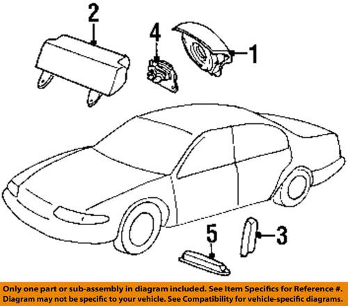 Ford oem 5s4z14b056ac air bag-diagnostic unit