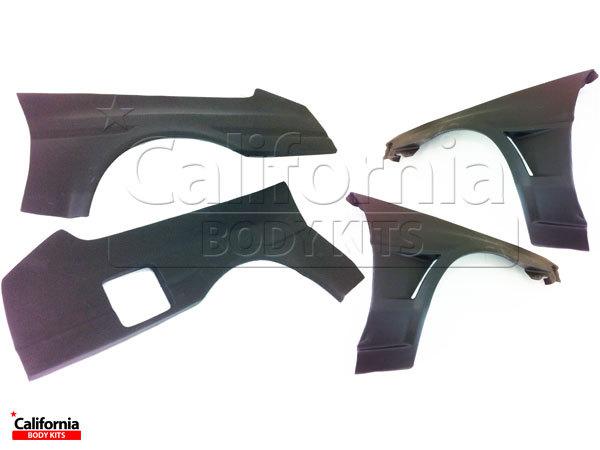 Cbk frp dma wide body fender kit 4pc 3dr toyota corolla tureno ae86 84-87 hot de