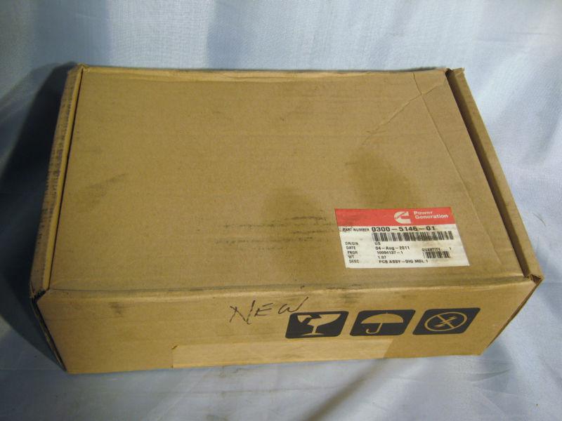 Nos cummins onan 0300-5146-01 boat, rv generator pcb assy-dig mdl1, 300514601