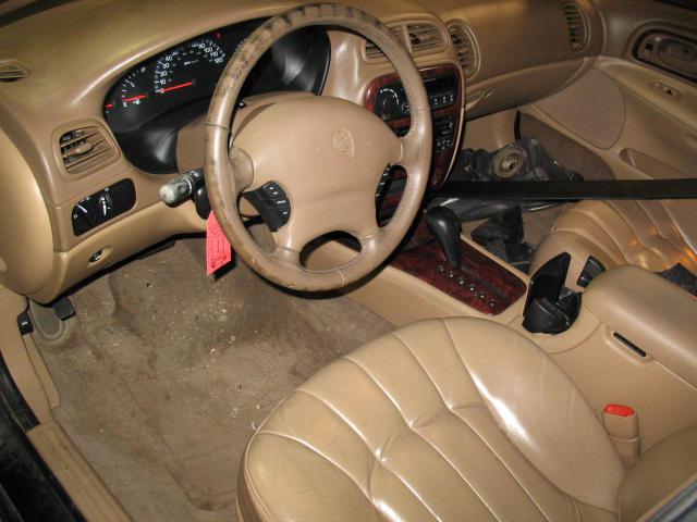 1999 chrysler concorde floor center console tan 851590