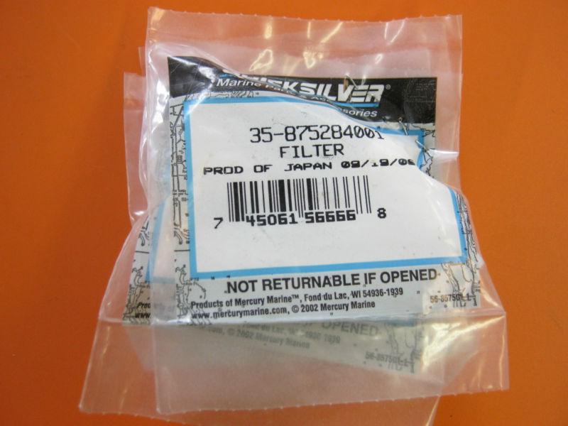 Nos quicksilver mercury outboard oil filter 35-875284001 **nc2070** x 4 parts