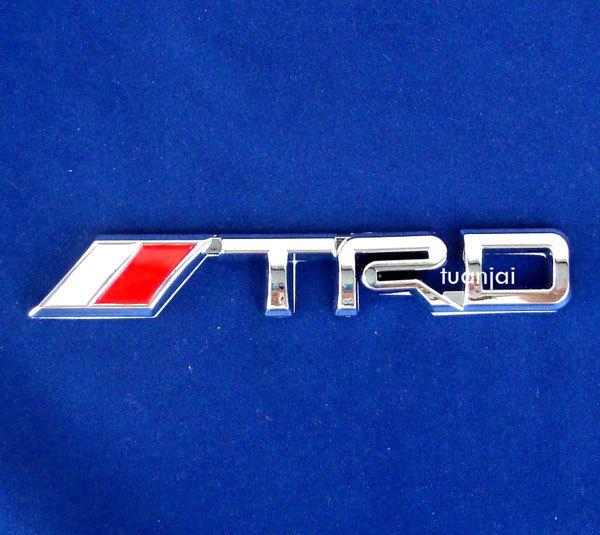 New trd toyota racing development car badge adhesive emblem logo free ship 