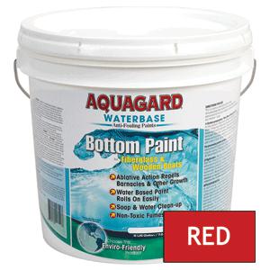 Brand new - aquagard waterbased anti-fouling bottom paint - 2gal - red - 10202