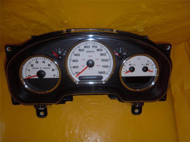 04 05 f150 lariat speedometer instrument cluster dash panel gauges 106,961