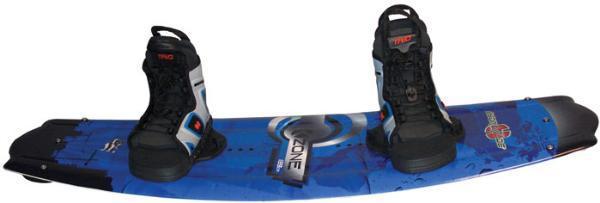 Hydroslide wakeboard ozone blue/black/gray - mens size 5-12 wb1119