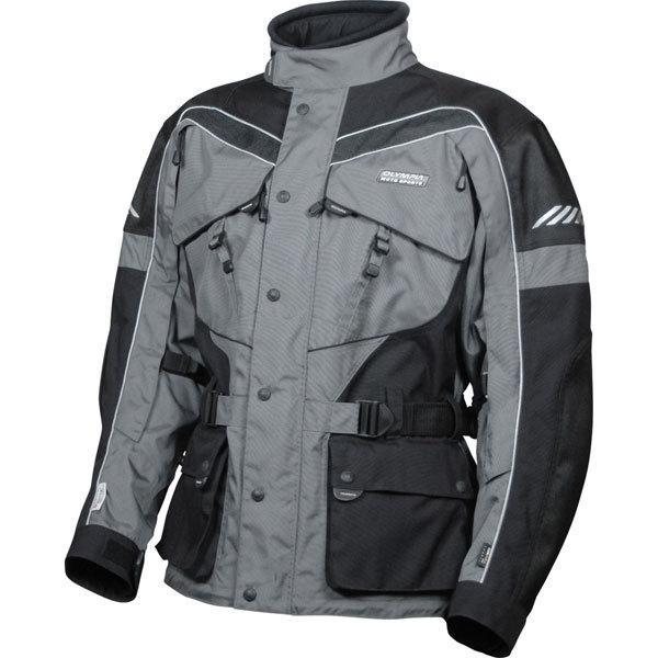 Pewter/black m olympia moto sports ast 2 touring textile jacket