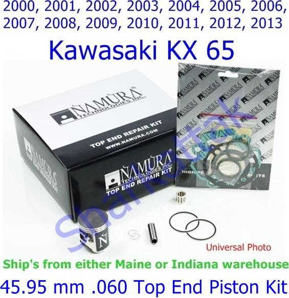 2000-2013 kawasaki kx 65 namura 45.95 mm .060 top end piston kit 