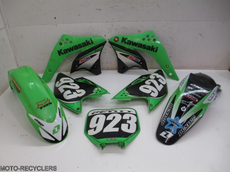 07 kx250f kx 250f kxf250 plastic set front rear fender shrouds  #138 -7904