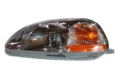 Tyc 20-3162-01 - 1998 honda civic left replacement headlight assembly