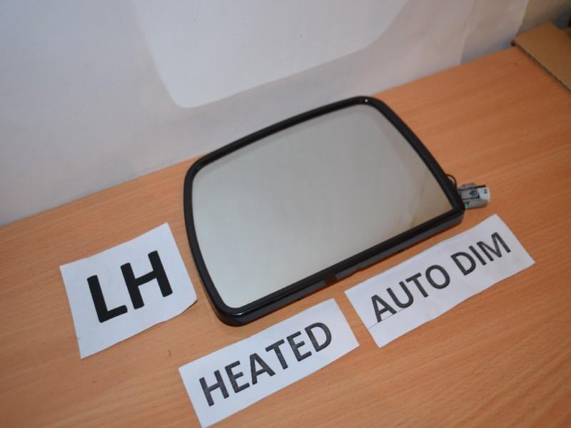 Oem 03 04 land range rover heated auto dim mirror glass lh/left side genuine