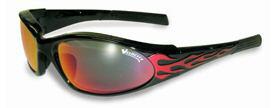 Blaze velocity motorcycle glasses red flames g-tech red