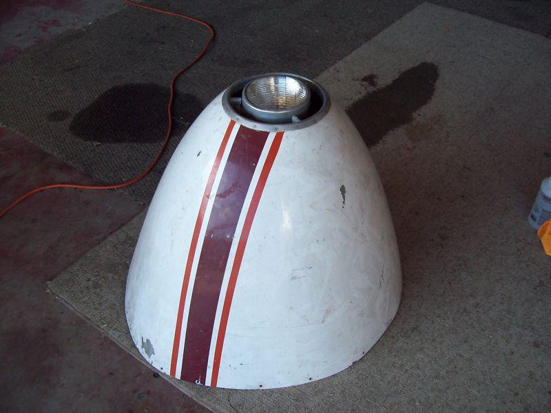 Beechcraft travel air nose cone assy. little work will make it a nice one as-is