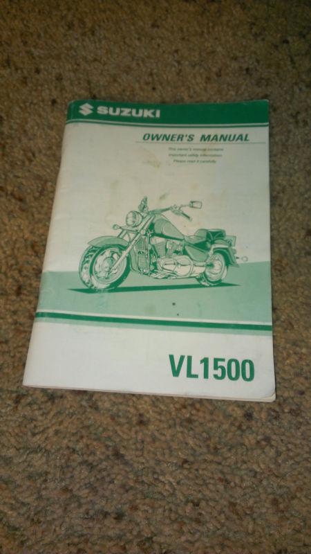 Suzuki vl1500 intruder owners manual