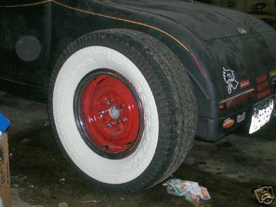 Ratrod hotrod lowrider paint for wide white wall tires model a ford 37 39 40 41