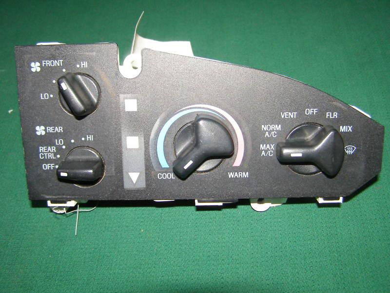 2001 2002 2003 ford van ac climate control oem   w/auxilary ac 