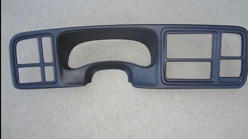 03-06 chevy silverado tahoe gmc sierra dash panel bezel radio black charcoal