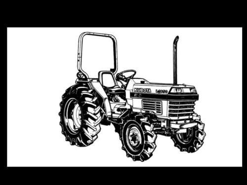 Kubota l2650 l2950 l3450 l3650 l-2650 tractor manual