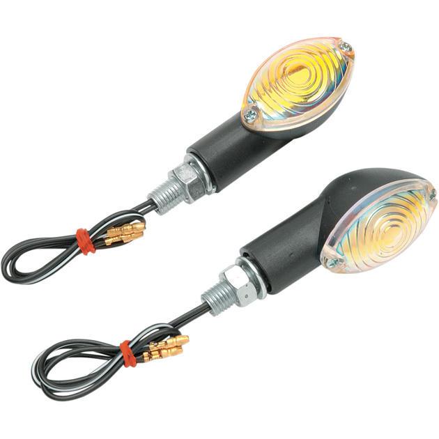 K&s ultra mini-stalk marker light set single filament black rainbow