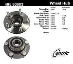 Centric parts 405.63003e rear hub assembly