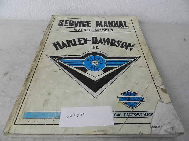 Oem used 91 harley sportster xlh service manual catalog