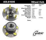 Centric parts 406.61006 rear hub assembly