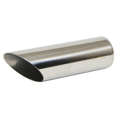 Jones exhaust stainless steel exhaust tip 2 1/2" inlet weld-on 2 3/4" outlet