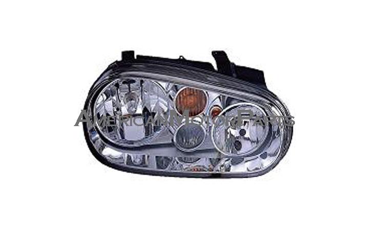 Passenger side replacement headlight w/ fog lamp 99-0 volkswagen golf gti