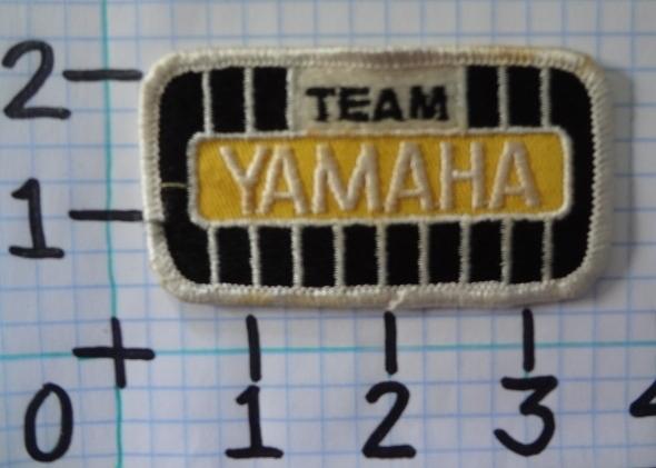 Vintage nos yamaha motorcycle patch from the 70's 004