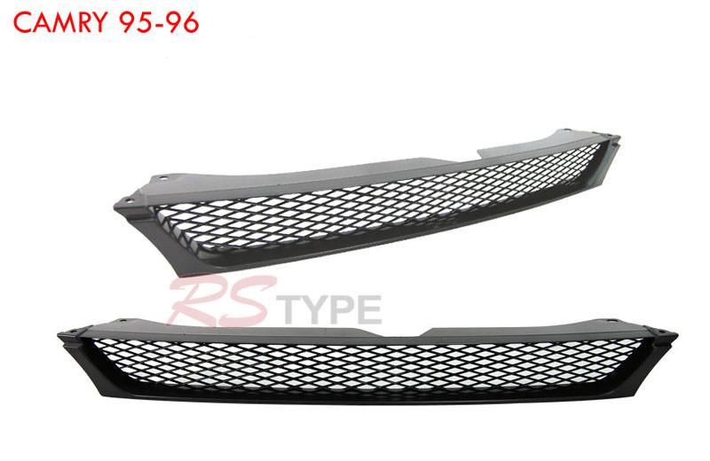 1995 1996 toyota camry black mesh front hood grille grill (toyota)