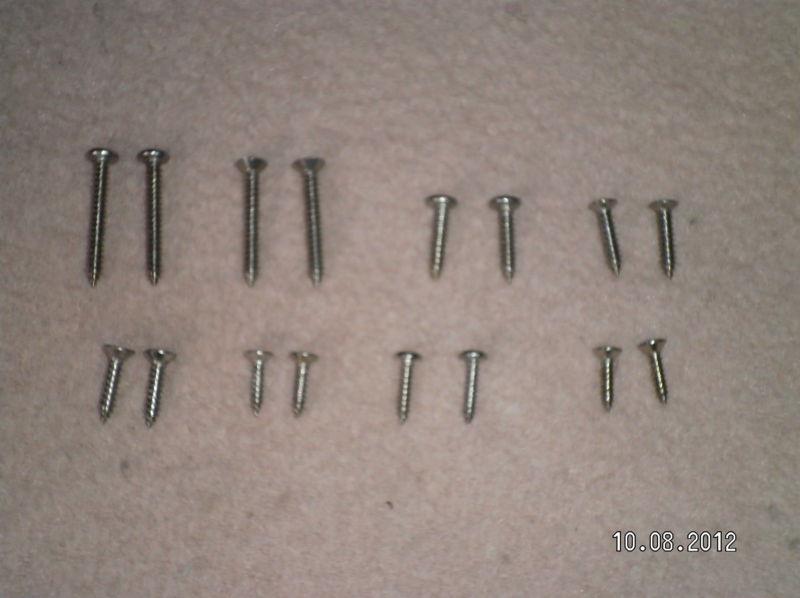 Ford galaxie.......320 piece stainless steel screws set 