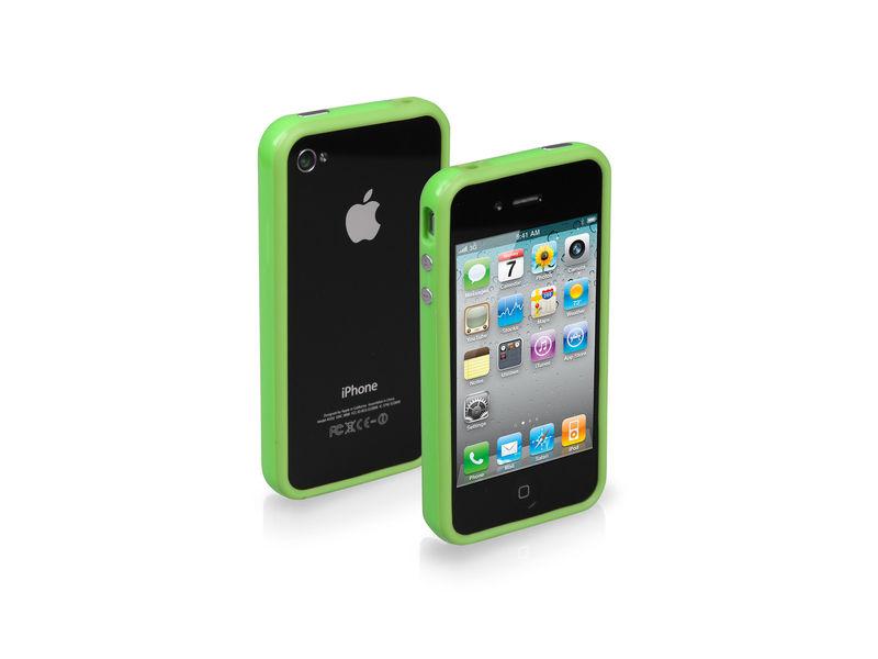 New green bumper case cover rim for apple iphone 4 4g