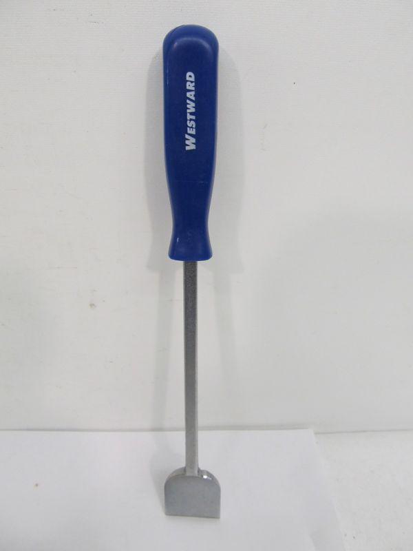 Westward 1 1/2" x 12" plastic handle gasket scraper