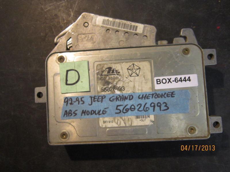 92 93 94 95 jeep grand cherokee abs module #56026993 *see item description*