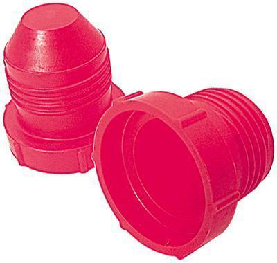 Allstar all50811 an plugs plastic red -3 an male set of 20