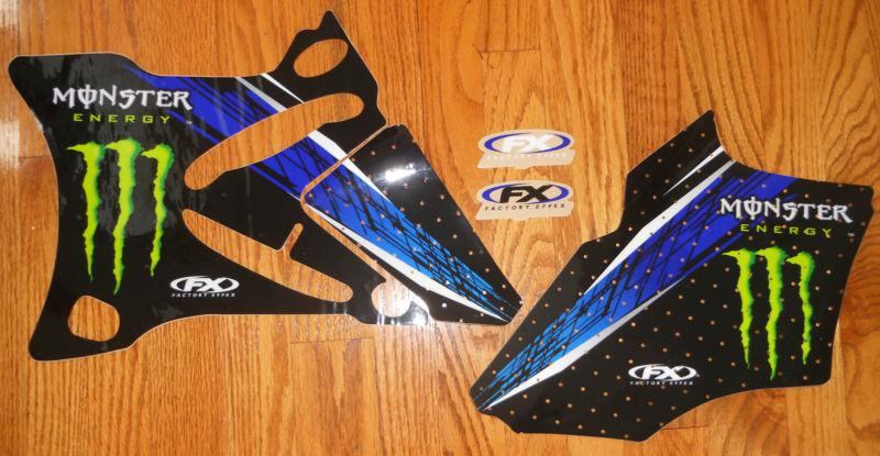 Factory effex yamaha monster yz85 graphics decals kit yz 85 (02-13)