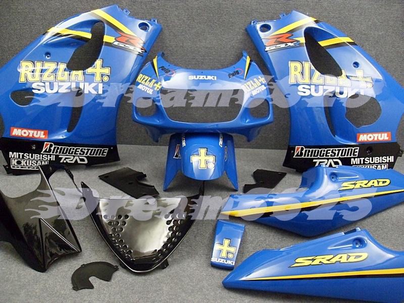 Fairing for suzuki gsxr600 750 gsxr 600 srad 96 99 tank pad 1996 1997 1998 1999