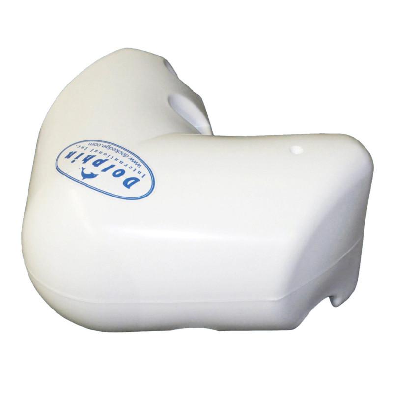 Dock edge 1064-w-f dolphin dockside bumper 12 x 12 corner - white