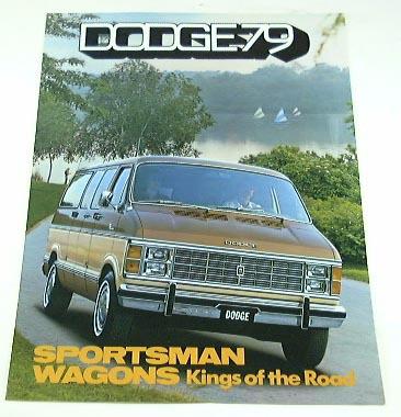 1979 79 dodge sportsman wagon van brochure 