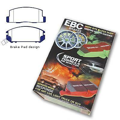 Ebc brake pads yellowstuff 4000 series kevlar® rear toyota mr2 mr2 spyder set