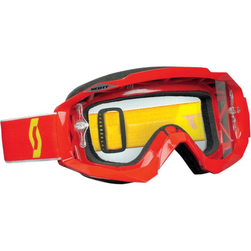 Scott usa hustle goggles red/clear lens