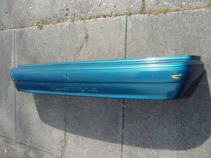 1993 mustang lx rear bumper cover reef blue 87-93 5.0 ssp 1992 1991 1990 1989 