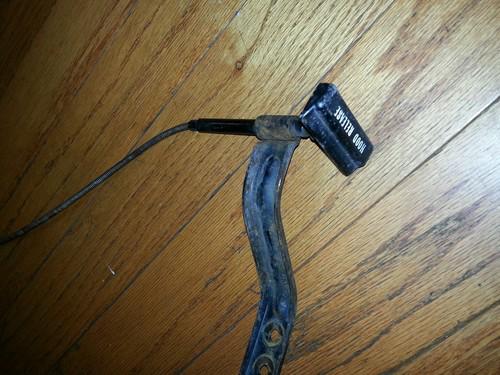1968-76 corvette hood release cable assembly