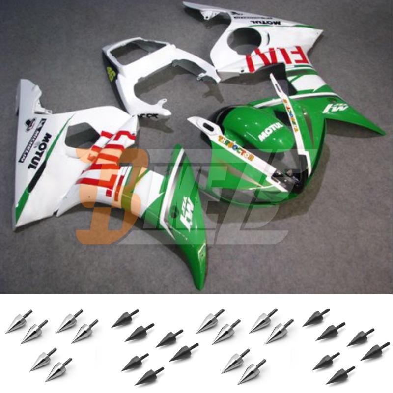 Free bolt kit! body frame fairing kit bodywork for yamaha yzf 600 r6 2003 ar