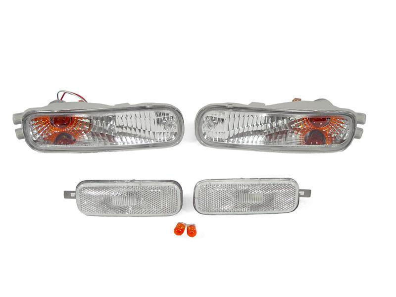 Depo 93 94 95 96 97 nissan altima clear bumper signal lights + side markers