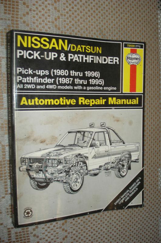 1980-1996 nissan datsun truck service manual shop book repair 94 93 92 91 90 89