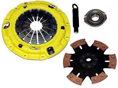 Act clutch heavy duty plate 6 pad race rigid disc 03-06 mit. evo 8 9 me2-hdr6