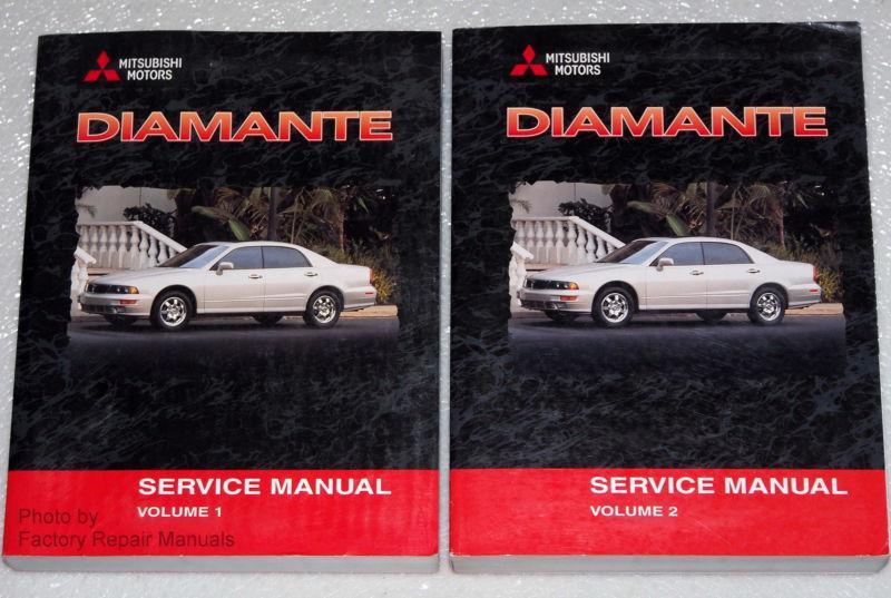 2000 mitsubishi diamante factory service manual 2 volume set dealer shop repair