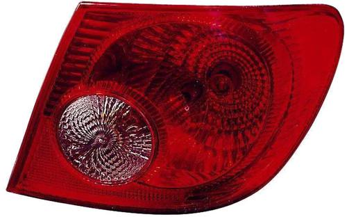 Toyota corolla sedan 05 06 07 08 tail light right rh