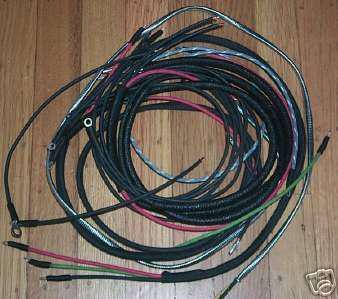 1948-53 indian chief motorcycle complete wiring harness